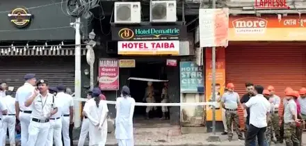India, incendio in un hotel a Calcutta: 9 morti e 6 feriti