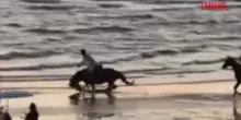 Belen cade da cavallo e pubblica il video sui social: "Regola numero 1. Rialzarsi sempre"