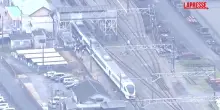 Giappone, treno travolge e uccide 4 operai: le immagini dal luogo della tragedia