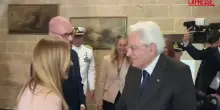 Giochi del Mediterraneo, Mattarella e Meloni a Taranto per il ricevimento delle delegazioni
