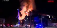 Usa, incendio in chiesa battista a Cleveland: fiamme dal tetto e dalle finestre