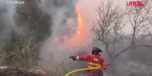 Spagna, ancora incendi nella provincia di Castellon: vigili del fuoco in azione