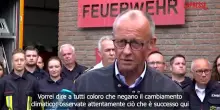 Incendi in Germania, Merz: "Questo &egrave; cambiamento climatico"