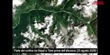 Nepal, prima e dopo linondazione: le immagini dal satellite sono impressionanti