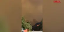 Sardegna, incendio minaccia le abitazioni nel comune di Arzana: lintervento dei vigili del fuoco