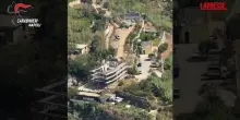 Ischia: sorvolo elicottero carabinieri scopre cantiere abusivo su scogliera