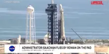 Telescopio spaziale, il capo della Nasa sorvola la rampa di lancio alla vigilia della missione