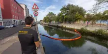 Milano, sversamento olii esausti nel Naviglio Grande
