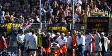 Juve Stabia-Pisa, malore in campo per Bozhinov: portato in ospedale