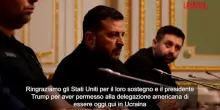 Ucraina, Zelensky ringrazia Trump per il sostegno durante l&rsquo;incontro con gli inviati Usa a Kiev