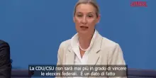 Elezioni in Sassonia, Weidel (AfD): &ldquo;La CDU non sar&agrave; mai pi&ugrave; in grado di vincere le elezioni federali&rdquo;