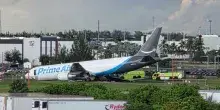 Aereo Amazon finisce fuori pista a Miami, 5 morti