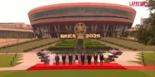 Vertice Brics, foto di famiglia al vertice in India