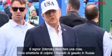 Ucraina, Trump: "Zelensky smetta di colpire le raffinerie in Russia"
