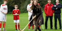 William e Kate in Scozia, la visita dei principi al Bute Shinty Club di Rothesay