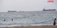 Yemen, il passaggio di navi portacontainer e petroliere nel Golfo di Aden
