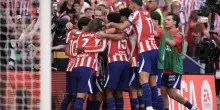 LaLiga, l&rsquo;Atletico Madrid vince 2-1 il derby contro il Real: a segno ex Juve David