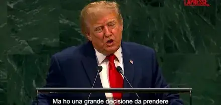 Trump allOnu sullIran: "O un accordo o lo anniento"