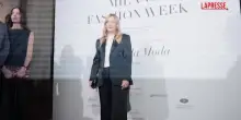 Milano Fashion Week, Meloni al gala: "Qui per dire grazie al settore della moda"