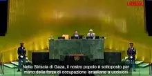 Abu Mazen all&rsquo;Onu: &ldquo;A Gaza i palestinesi affrontano una guerra genocida&rdquo;
