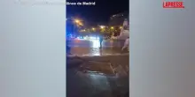 Madrid, tensioni durante la protesta per il diritto allalloggio: scontri con la polizia