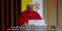 Papa Leone XIV in Francia: &ldquo;Stop alla corsa ad armi nucleari&rdquo;