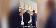 Trump mostra a Xi i ritratti dei presidenti e prende in giro Biden: &ldquo;Questo &egrave; l&rsquo;autopen&rdquo;
