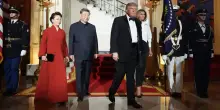 Usa-Cina, ieri la cena di Gala tra Xi Jinping e Donald Trump: &ldquo;Celebriamo una grande amicizia&rdquo;. Proteste all&rsquo;esterno