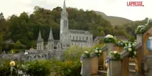 Papa Leone XIV a Lourdes incontra i malati e le suore di clausura