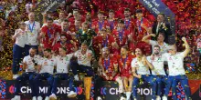 Europei pallavolo maschile 2026, le foto della finale Polonia-Francia 3-1