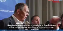 Ucraina, Lavrov: "Ue e Regno Unito conducono guerra ibrida contro la Russia"