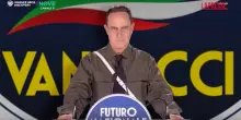 Crozza/Vannacci: "Dalle sponde della Calabria &egrave; ufficialmente salpata la corazzata Vannacci"