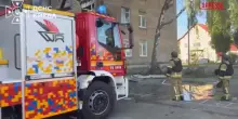 Ucraina, drone russo colpisce una scuola a Kiev: bambini nei rifugi