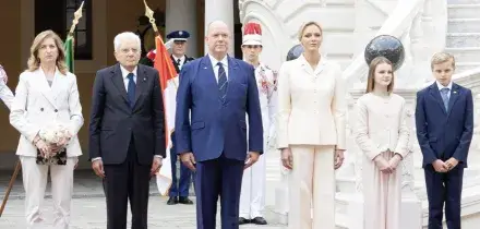 Mattarella a Montecarlo, &egrave; la prima visita di un Capo Stato italiano nel Principato
