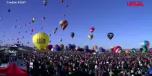 New Mexico, mongolfiera si impiglia nei cavi dellalta tensione ad Albuquerque