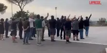 Roma, saluti romani in ricordo di Nanni De Angelis: tra i presenti anche Roberto Fiore