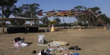 7 ottobre, le foto dei luoghi del Nova Music Festival dopo l&rsquo;assalto di Hamas