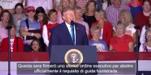 Usa, Trump firma un ordine per estendere l&rsquo;uso del gasolio rosso : &ldquo;Risparmi per milioni di dollari&rdquo;