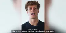 Lannuncio di Sinner su X: "La stagione 2026 &egrave; ufficialmente finita"