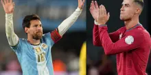 Messi d&agrave; l&rsquo;addio all&rsquo;Argentina sui social, Cristiano Ronaldo gli risponde: &ldquo;Hai tutto il mio rispetto&rdquo;