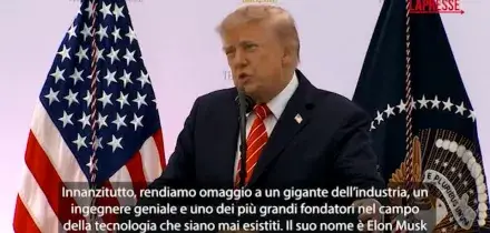 Usa, Trump premia i big della tecnologia: "Elon Musk &egrave; il nostro Thomas Edison dei giorni nostri"