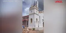 Terremoto a Panama, crolla il campanile di una cattedrale del XVI secolo a Penonom&eacute;