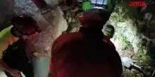 Speleologo bloccato in grotta a Urzulei: proseguono operazioni di salvataggio