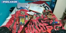 Pavia, arrestato suprematista 19enne: in casa diverse armi e riproduzioni di Hitler e Mussolini