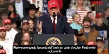 Iran, Trump: "Risolveremo la faccenda in batter docchio"