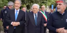 Mattarella a Villa Borghese al villaggio della Protezione civile: il presidente riceve un &ldquo;passaporto&rdquo; speciale