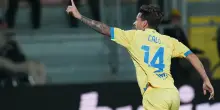 Serie A, Frosinone-Sassuolo 4-2: una tripletta di Raimondo manda i gialloblu in paradiso