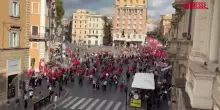 Cgil, il corteo a Roma da Piazza della Repubblica fino a Piazza del Popolo
