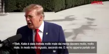 Trump su licenziamento Katie Zacharia: "Le ho detto di riconsiderare il suo incarico"