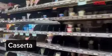 Protesta autotrasportatori, scaffali vuoti nei supermercati in provincia di Caserta
